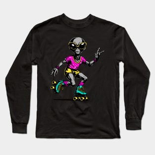 Alien having fun Long Sleeve T-Shirt